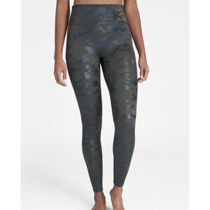 Faux Leather Camo Legging